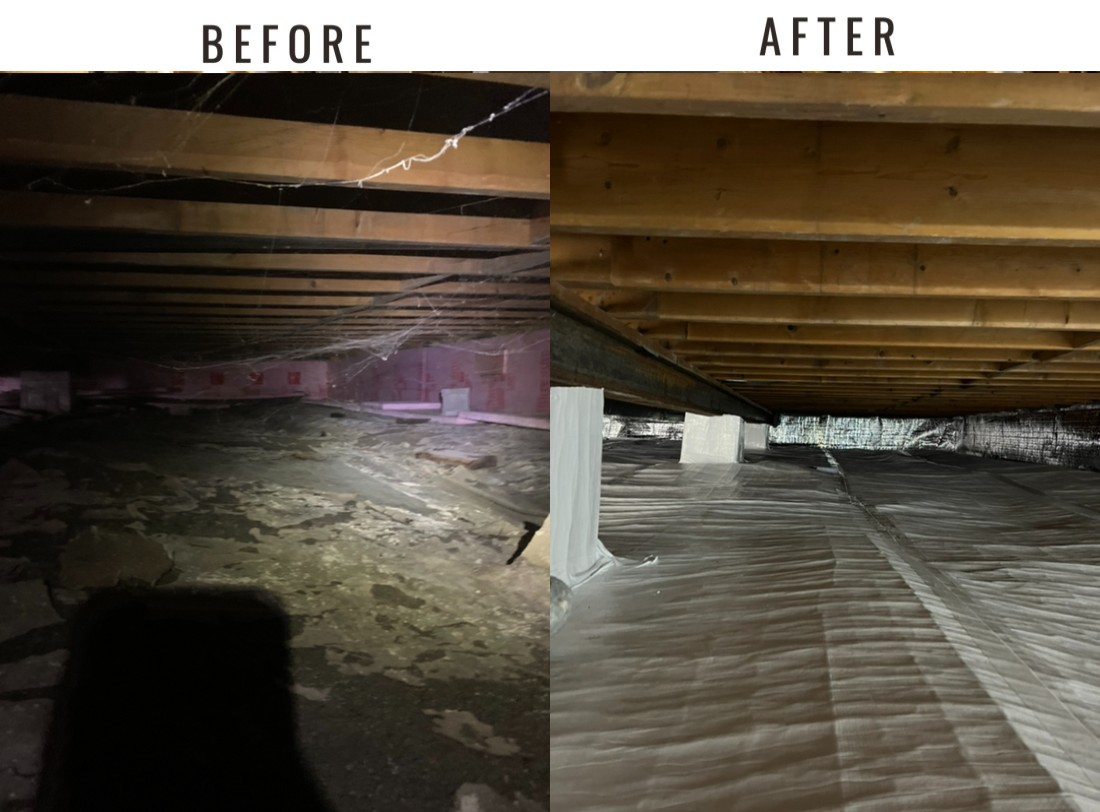 Project Showcase for Michigan Basements, LLC - 02beforeafter