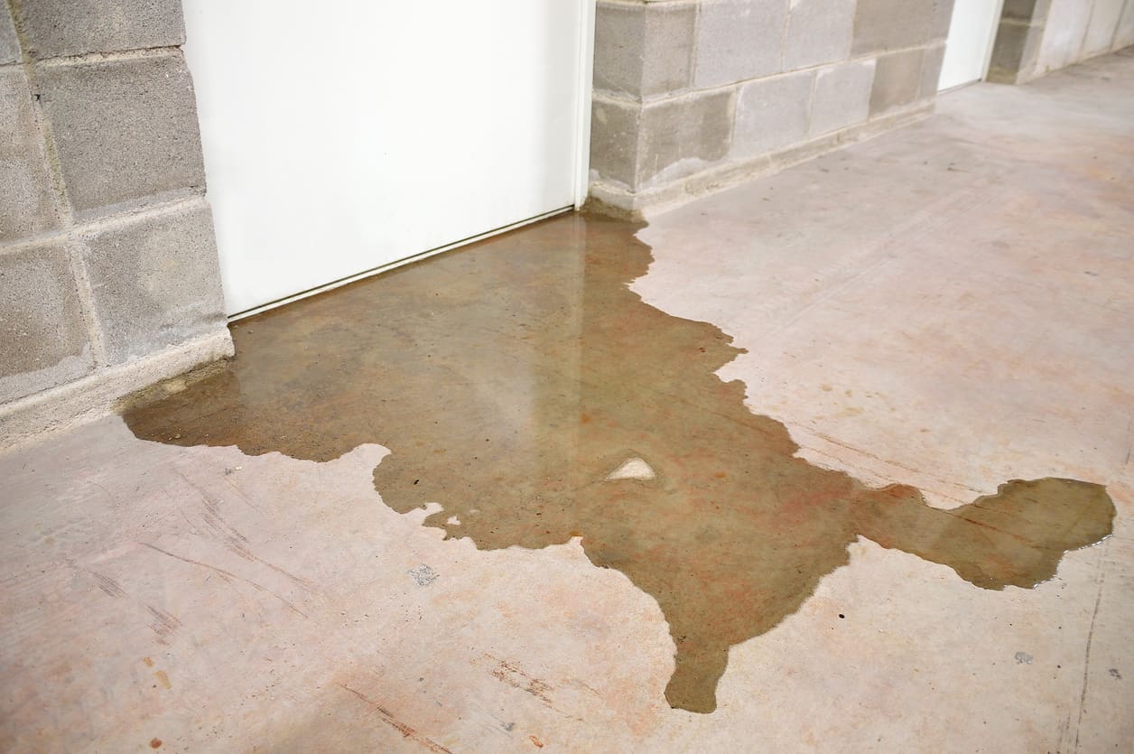 Water on Basement Floor